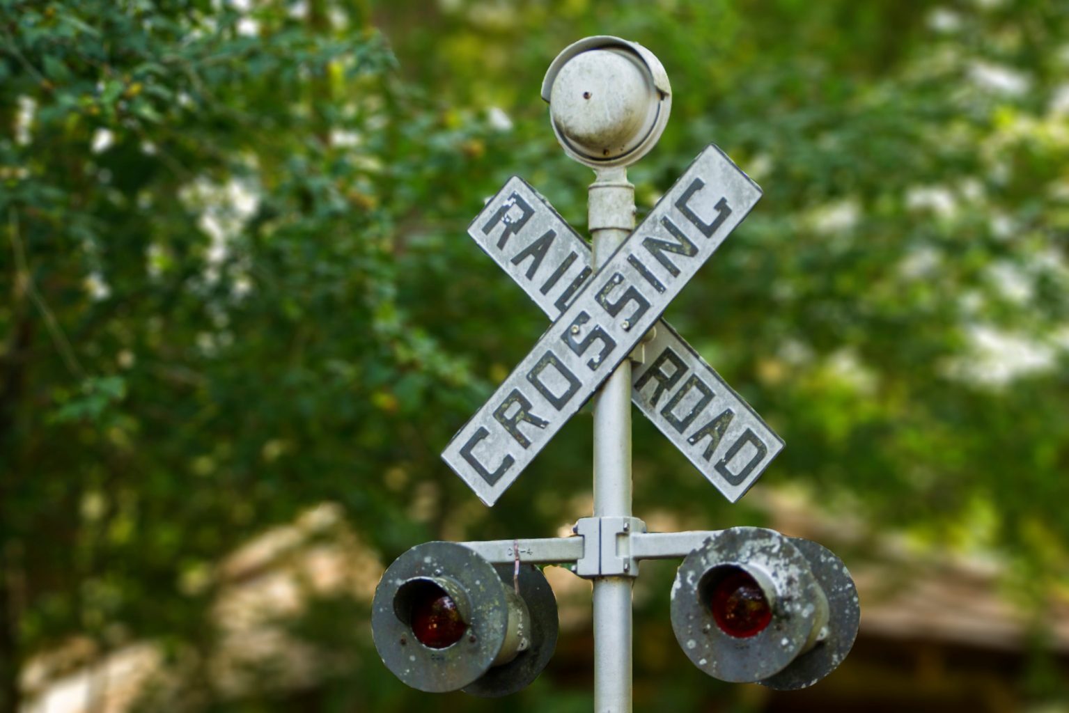 a sign on a pole