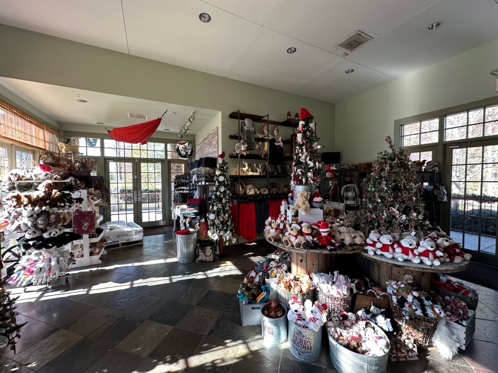 a group of people in a room